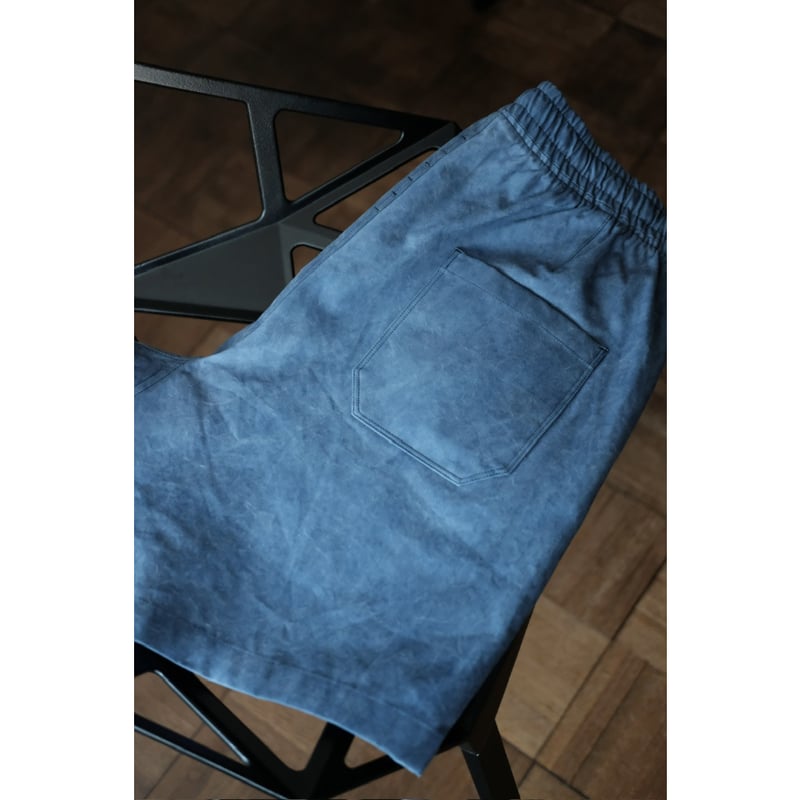 最終値下げ　ANSNAM ドライショートパンツ　ネップブルー　02 ANSNAM / Dry Short Pants(Indigo) | PARK