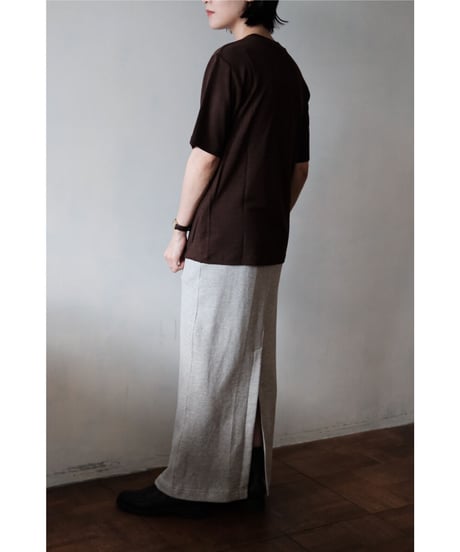 LIFiLL / Woolish Tee(Brown)