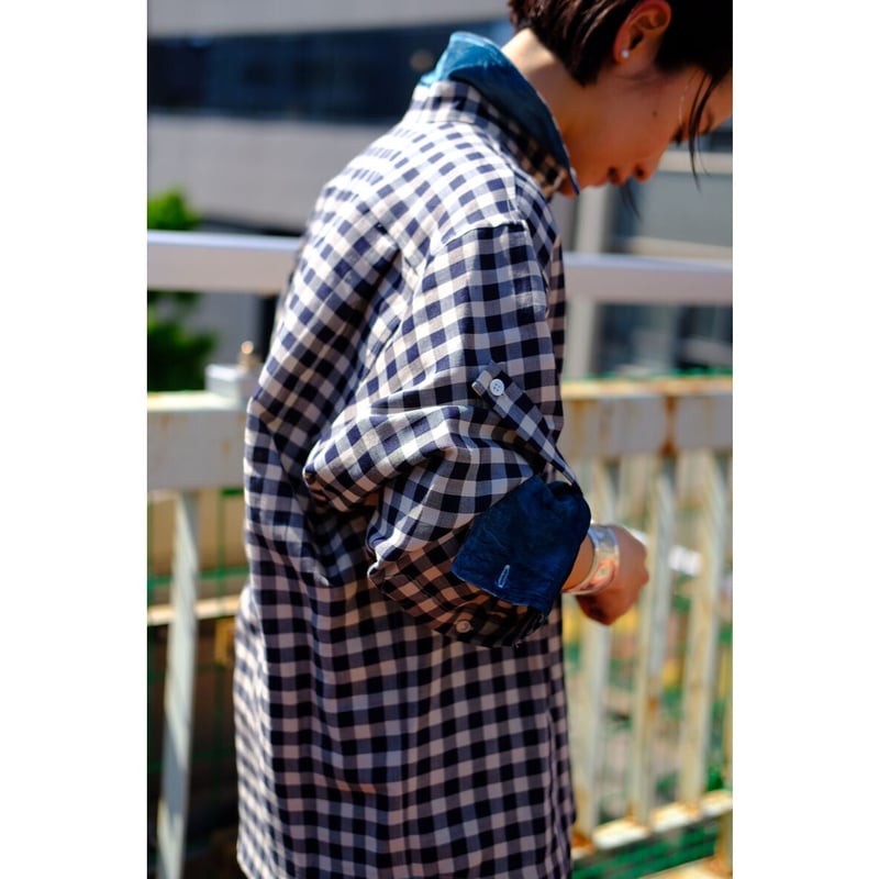 ANSNAM / Shirt(Blue Check) | PARK