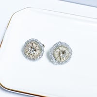 〖イヤリング・ピアス・樹脂ピアス〗きらきらビジュー
