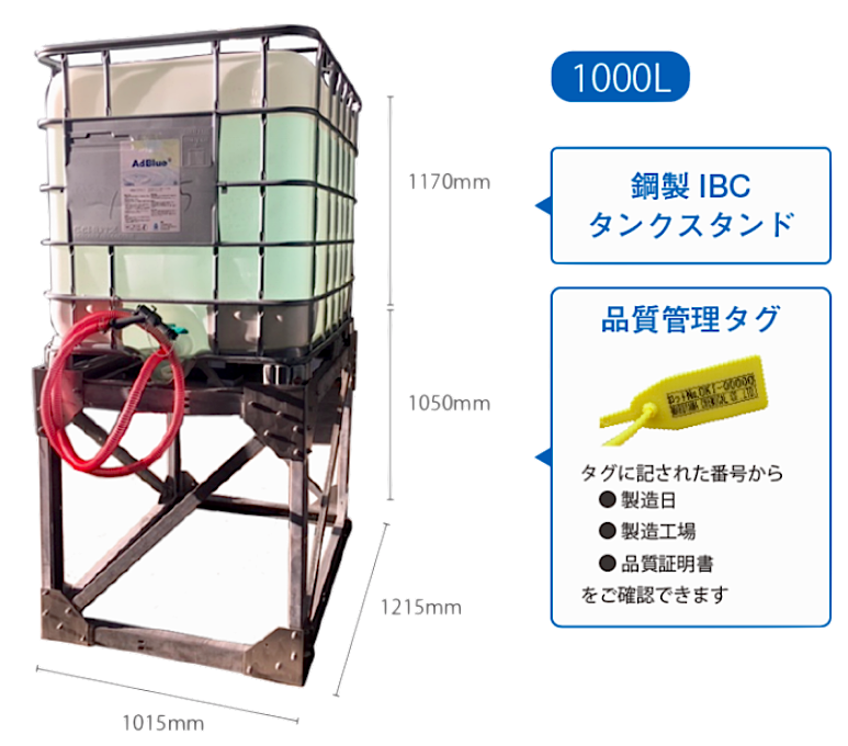 IBCタンクスタンド(1000L用) | 高品位尿素水アドブルーのGNJ STORE