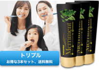 【送料無料】メリメント歯磨き粉｜トリプル３本セット