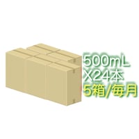 戸隠の湧水 500mL x24本入 5箱(計60L) 徳用定期便(10%OFF)(毎月)