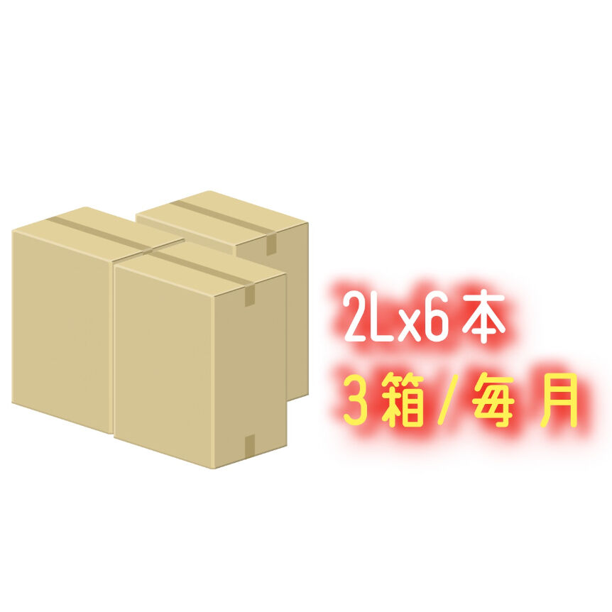 戸隠の湧水 2L x6本入 3箱 (計36L)徳用定期便(10%OFF)(毎月) | 戸隠の