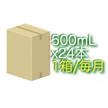 戸隠の湧水 500mL x24本入 1箱(計12L) 徳用定期便(10%OFF)(毎月)