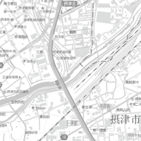 C摂津市白地図1／25,000PDFタウンロード販売