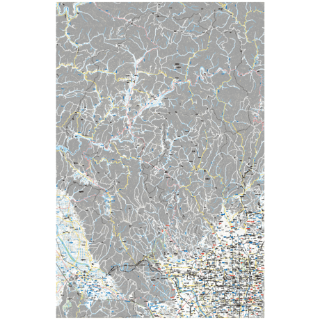 B京都区別右京区1／25,000PDF地図タウンロード販売