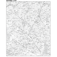 C横浜市港南区白地図1/25000地タウンロード販売