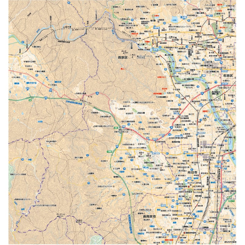 ゼンリン電子住宅地図 京都府 京都市11 7西京区 202209 住宅地図 京都市 西京区 地図 京都市西京区 京都府 の地図・場所
