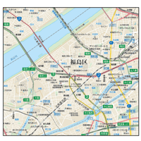 B大阪市福島区1／25,000地図タウンロード販売