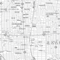 C北名古屋市白地図 1／25,000PDFタウンロード販売