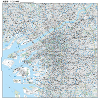 A大阪24区全図　1／25,000地図タウンロード販売