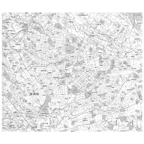 C稲美町白地図1/25000PDFタウンロード販売
