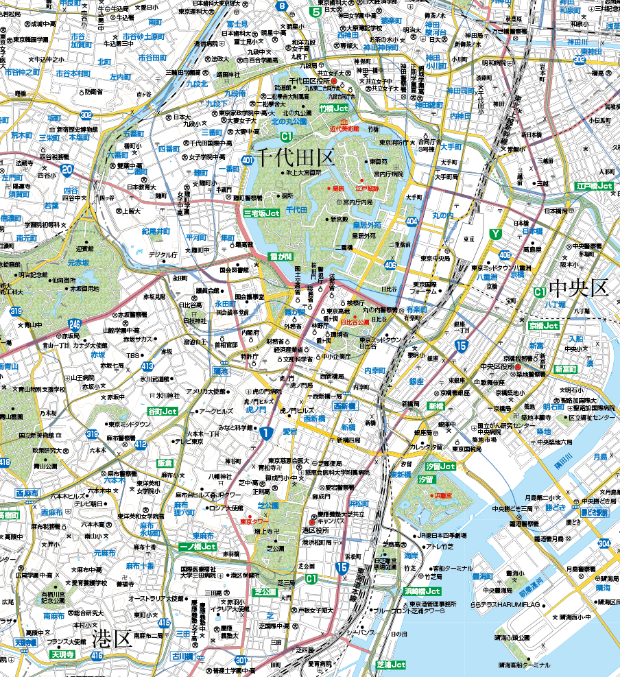 A東京23区全図1／25,000地図ダウンロード販売 | 地図素材