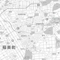 C稲美町白地図1/25000PDFタウンロード販売
