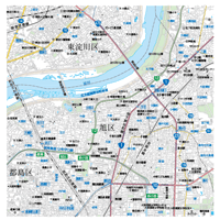 A大阪市旭区1／25,000地図タウンロード販売