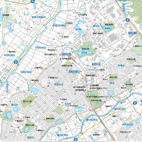 A神戸市西区1/25000PDF地図タウンロード販売