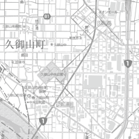 C久御山町白地図1／25,000PDFタウンロード販売