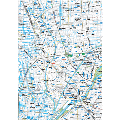 A清須市 1／25,000PDF地図タウンロード販売