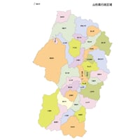 47都道府県行政区_山形県無料地図