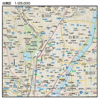 B東京都台東区1/25000ダウンロード販売