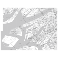 C大阪市此花区1／25,000白地図タウンロード販売