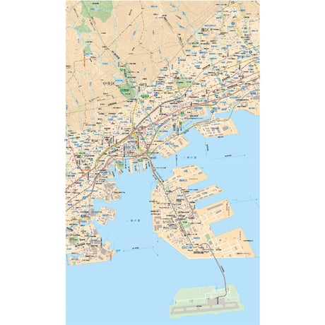 B神戸市中央区1/25000地図タウンロード販売