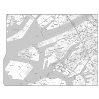 C大阪市此花区1／25,000白地図タウンロード販売