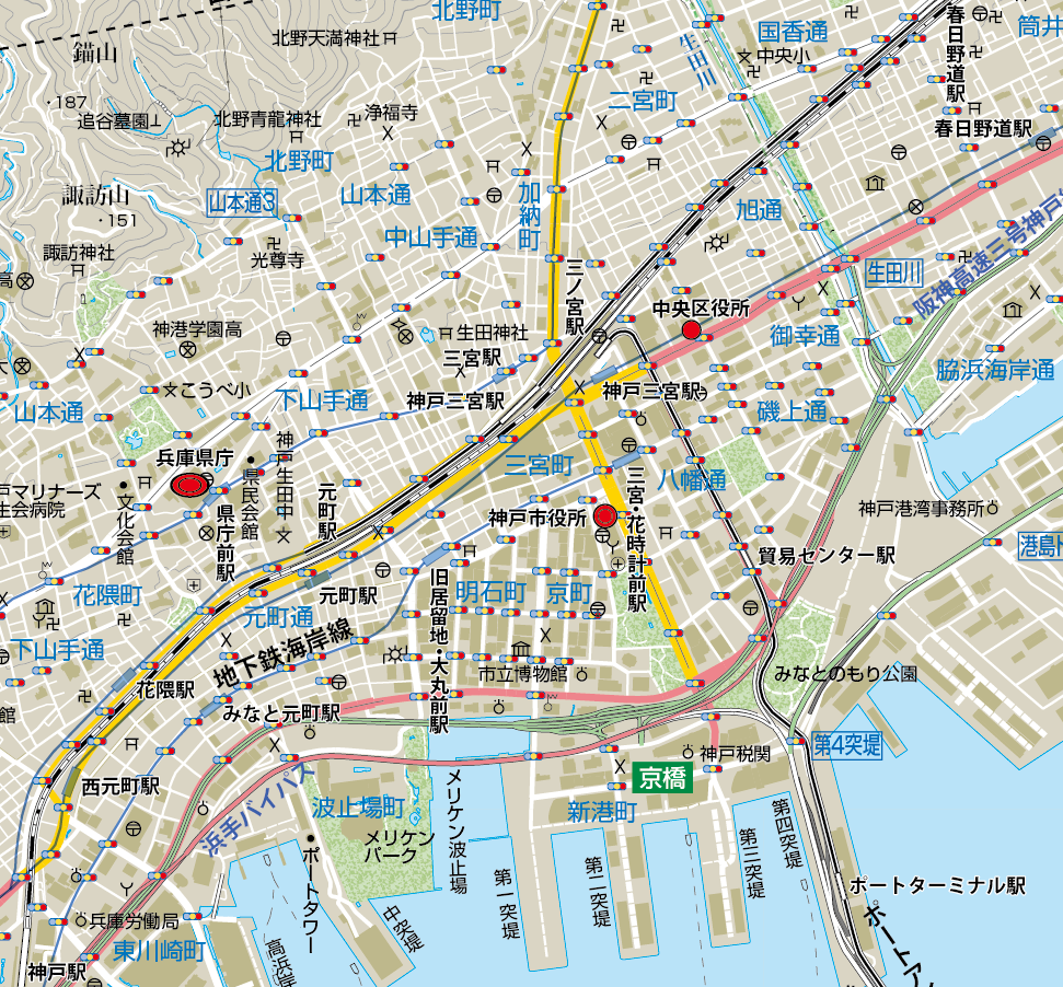 B神戸市全図 1/25,000PDF地図タウンロード販売 | 地図素材