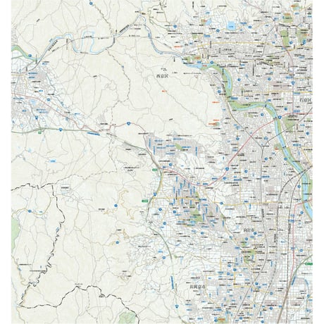 A京都区別 西京区1/25000地図タウンロード販売