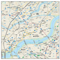B大阪市東淀川区1／25,000地図タウンロード販売
