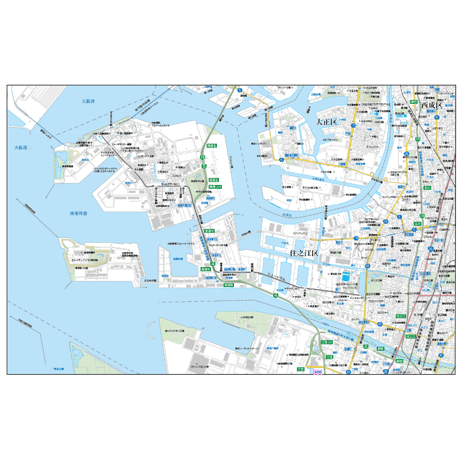 A大阪市住之江区1／25,000地図タウンロード販売