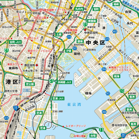 B東京23区全図　1／50,000地図タウンロード販売