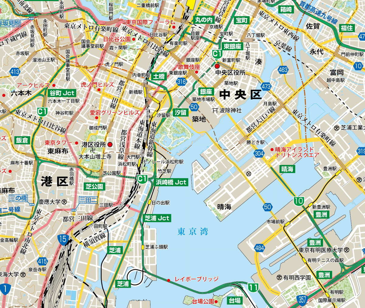 B東京23区全図 1／50,000地図タウンロード販売 | 地図素材