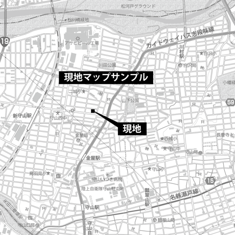 C豊明市白図 1／25,000PDFタウンロード販売