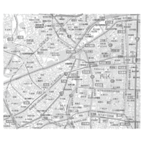 C大阪市西区1／25,000白地図タウンロード販売