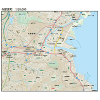 B与那原町1/20000地図ダウンロード販売