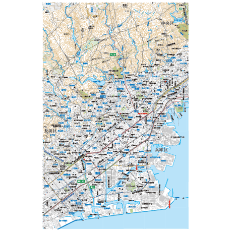 A神戸市兵庫区1/25000PDF地図タウンロード販売