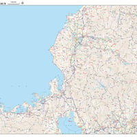 Bタイプ福井県詳細地図1/200000タウンロード販売