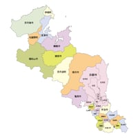 47都道府県行政区_京都府無料地図
