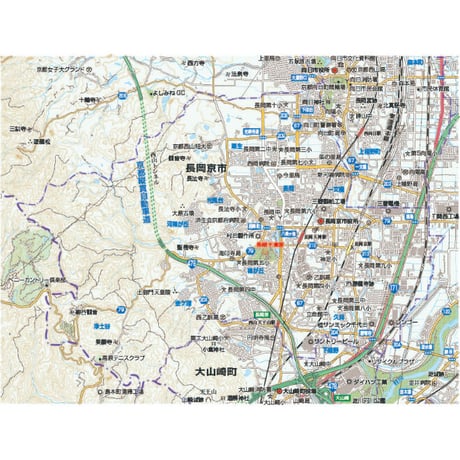 A京都府長岡京市　1／50,000地図タウンロード販売