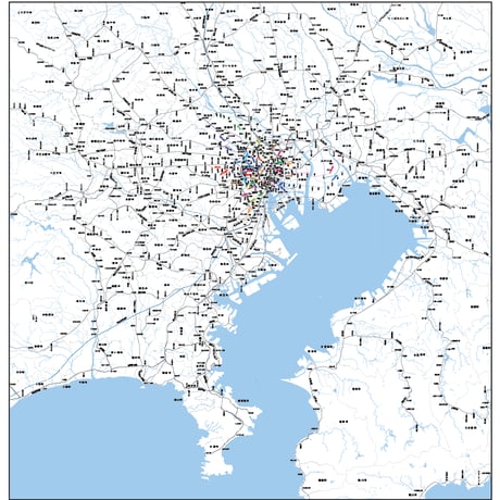 東京都地下鉄路線マップ