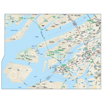 B大阪市此花区1／25,000地図タウンロード販売