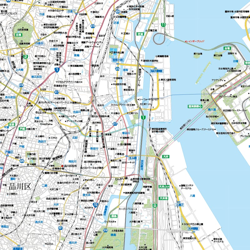 A東京23区全図1／25,000地図ダウンロード販売 | 地図素材