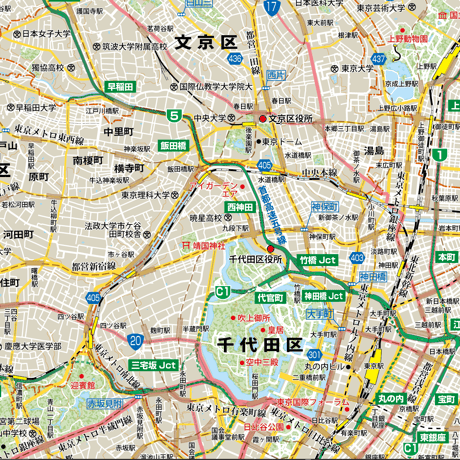 B東京23区全図　1／50,000地図タウンロード販売