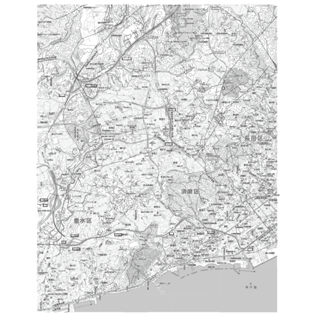 C神戸市須磨区白図1/25000PDFタウンロード販売