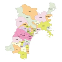 47都道府県行政区_宮城県無料地図