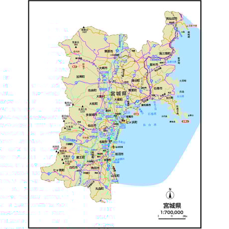宮城県地図 | STORES