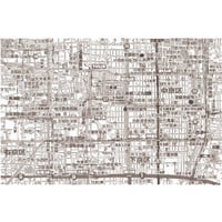 C京都市中京区　1／50,000白地図タウンロード販売