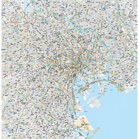 C東京23区全図 1／50,000白地図タウンロード販売 | 地図素材